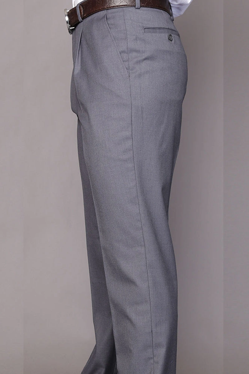 Charcoal Grey Wool Pants for the Big & Tall Man Timeless Classic Comfort & Style